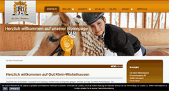 Desktop Screenshot of gut-klein-winkelhausen.de